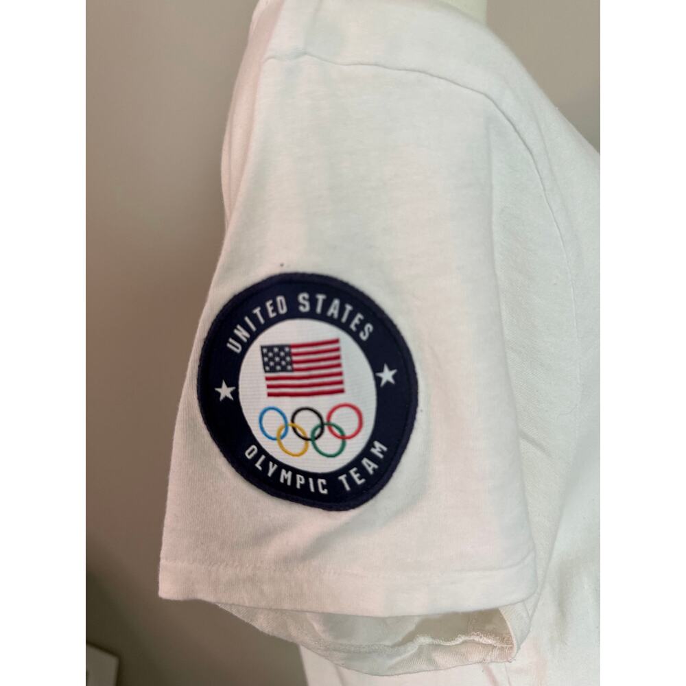 Polo Ralph Lauren Polo Bear Team USA 2024 Olympic Games White Graphic Tee XL - Picture 3 of 8
